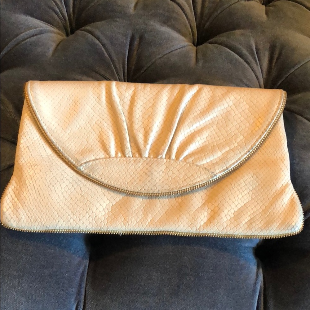 Lauren Merkin Beige Clutch